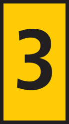 Oznaczniki kabli Zatrzask HellermannTyton zakres 2 → 2.8mm Cable Marker ilość 1000jednostki