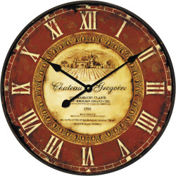 Techno Line WT 1511 Zegar ścienny brązowy