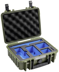 Walizka transportowa B & W International PP.41.BG.InstaX4, 4.1 l, (S x W x G) 270 x 215 x 105 mm, brązowo-zielony