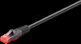 55432 Cat.6 Outdoor patch cable 10 m, black