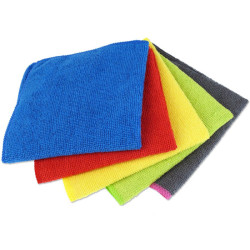 Ściereczka z mikrofibry 30x30 (5szt kolor)