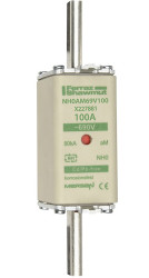 Bezpiecznik NH 100A 690V ac NH0 aM Mersen