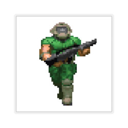 Doom Kiss-Cut Stickers