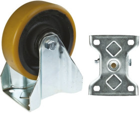 Koło samonastawne średnica kabla 200mm Płyta Tente 800kg wysokość całkowita 240mm