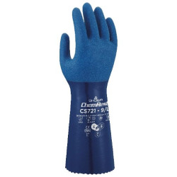 Rękawice robocze rozmiar: XL materiał: Poliester zastosowanie: Odporność na działanie substancji chemicznych