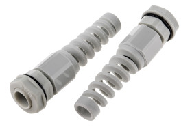 Dławnica kablowa gwint M12 Nylon 66 min. średnica kabla 3mm max. średnica kabla 6.5mm 85°C IP68