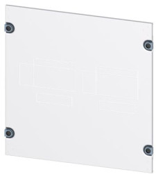 Aperture, rectangular, sheet steel, (W x H x D) 600 x 500 x 10 mm, light gray, 8PQ2050-6BA12