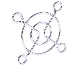 Osłona wentylatora 40mm RS PRO wymiary zew 40 x 40mm rozstaw otworów 31.5mm Stalowe