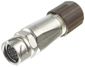 Złącze wielostykowe przemysłowe 12-pinowe Miniaturowe Montaż na kablu Gniazdo Hirose