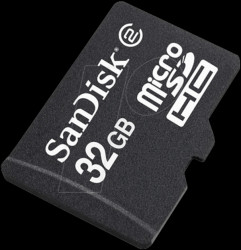 SDSDQM-032G-B35 SanDisk 32 GB MicroSDHC card