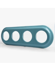 CERAMICZNA RAMKA CZTEROKROTNA PODTYNKOWA PASTELOWA MIĘTOWA CRPT4PM