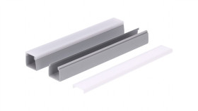 Profil Led Pcv Max Up 20X20 2M Szary Ml Ml