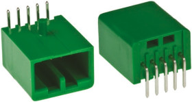 Listwa stykowa PCB 10-pinowe IL-AG5 raster: 2.5 mm Kąt prosty 1-rzędowe JAE Otwór przelotowy W osłonie