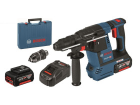 Młot udarowo-obrotowy z uchwytem SDS PLUS GBH 18V-26F akumulatorowy 2x 6.0Ah z ładowarką w zestawie 0.611.910.003 BOSCH