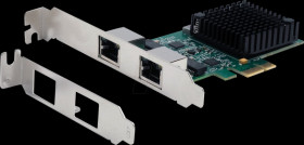 EX-60112 Network card, PCIe, 2.5 Gigabit Ethernet, 2x RJ45