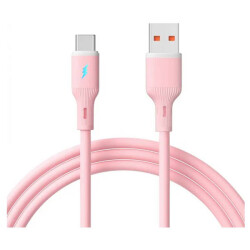 Akyga AK-USB-61 USB cable USB-A plug, USB-C® plug 1 m Rose