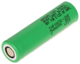 Akumulator Li-Ion 18650 2500mAh 3,6V LI-ION BAT-INR18650-25R/AKU 3.6V SAMSUNG