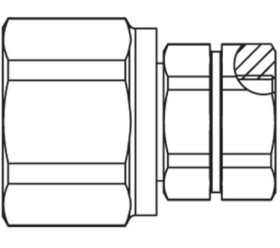 Hydrauliczna szybkozłączka, seria: QHPA, rodzaj: Męski, gwint: BSP 3/4 żeński, Stal, 3/4in