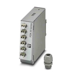 Panel krosowniczy, obudowa, 6-portowy LC 2 Wielomodowy Duplex Phoenix Contact