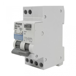 Wyłącznik różnicowo-prądowy z członem nadprądowym 1P+N B25A 30mA typAC
