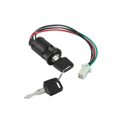 Stacyjka z kluczykami 2-poz 2-tor do motocykla Quada z przewodami i kostką 4pin DA6