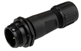 Złącze wielostykowe przemysłowe 3-pinowe Miniaturowe Montaż na kablu Gniazdo RS PRO