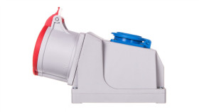 Gniazdo Stałe Combi Okablowane Z Listwą Przyłączeniową 5P 32A 400V Czerwone/...