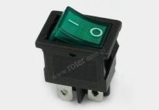 Przeł. podśw. mały AC, zielony