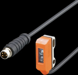 One way light barrier, 3 m, NPN, 10-30 VDC, M8-connector, IP65/IP67, O8E205