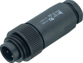 binder 99 4201 14 07-20 Złącze męskie kablowe złącze męskie proste Seria: 693 Łączna ilość styków: 7 + PE 1 szt.