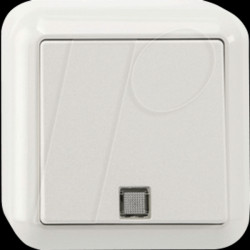 MEG3106-8719 Off/toggle control switch - 1-pin, polar white, surface-mounted