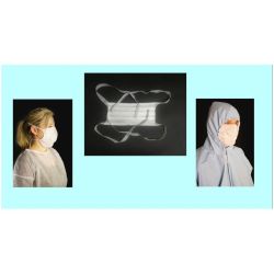 Maseczka ochronna trzywarstwowa N15 wiązana