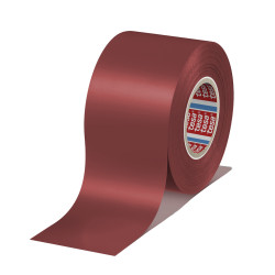 Taśma izolacyjna Czerwony szerokość: 50mm grubość: 130μm długość: 33m Miękki PVC 7000V Tesa