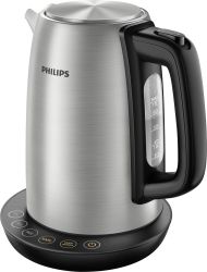 Philips Home HD9359/90 Avance Czajnik stali szlachetnej, czarny Pojemność: 1.7 l