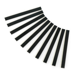 Listwa goldpin 1x40 żeńska raster 2,54mm - 10szt. - justPi