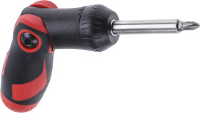 Wkrętak zapadkowy, 1/4 cala, Sześciokątny, Phillips, Pozidriv, Slotted, PH1, PH2, PZ1, PZ2, dł. ostrza: 43 mm, długość: