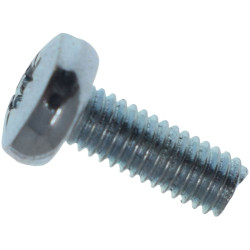 METALMATE MEMMSPAN0308 Machine Screw Pozi Compatible Pan Head ZP M3 x 8mm Box 50