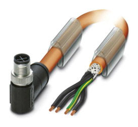 Przewód czujnik-siłownik ze złączem Złącze M12 liczba rdzeni 4 długość 5m Rodzaj A Męskie