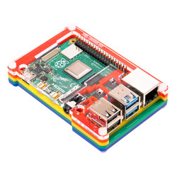 Pibow Coup&#xE9; 4 Rainbow Case for Raspberry Pi 4