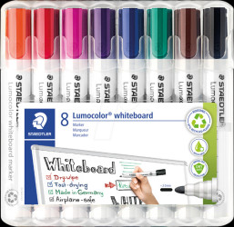 351 WP8 Whiteboard marker set, 2 mm, 8 colours