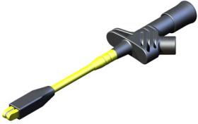 KLEPS 2800 SW Chwytak krokodyl. z gn.4mm, L=157, czarny rozw.17mm, bezp. 1kV=/~, kat. III, 20A, Hirschmann, 972308100 KLEPS2800S