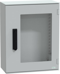 Schneider Electric PanelSeT PLM NSYPLM54TVG Szafka instalacyjna 430 x 530 x 200 poliester szary 1 szt.