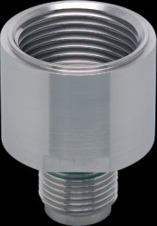 Screw-in adapter, 100 bar/10 MPa, G 1, G 1/2 for pressure sensors, E30116