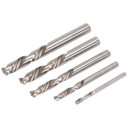 Sealey AK8189 Left Hand Spiral Drill Bit Set 5pc
