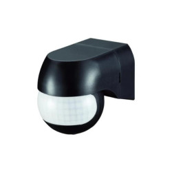 Czujnik ruchu PIR IP44 180 st. 400W zasięg 12m czarny CP-4C