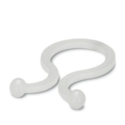 Opaska kablowa 10.2mm materiał: Silikon Przezroczysty opaski skręcane