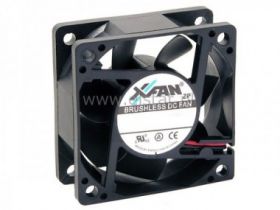 Wentylator 12V kulowy 60x60x25mm; 0,14A
