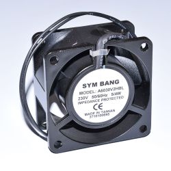 SYMBANG A6030V2HBL Wentylator AC 60x60x30, kulka, 230VAC