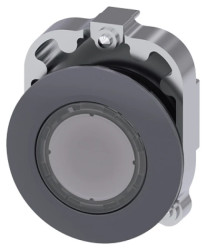 Przycisk podświetlany 30mm metal matowy przezroczysty płaski z samopowrotem SIRIUS ACT 3SU1061-0JB70-0AA0