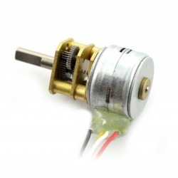 DFRobot silnik krokowy z przekładnią 100:1 12V/0,06Nm